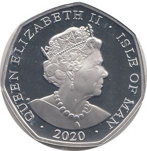 2020 50P PETER PAN JOLLY ROGER ISLE OF MAN SILVER ( PROOF ) - 50P REGIONAL ISSUES - Cambridgeshire Coins