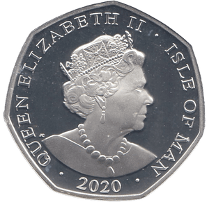 2020 50P PETER PAN JOLLY ROGER ISLE OF MAN SILVER ( PROOF ) - 50P REGIONAL ISSUES - Cambridgeshire Coins