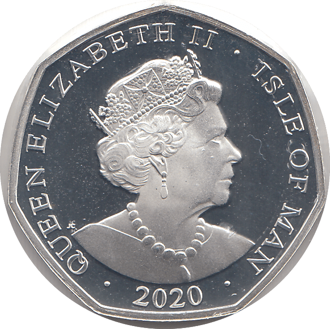 2020 50P PETER PAN OH TO SEE A MERMAID ISLE OF MAN SILVER ( PROOF ) - 50P REGIONAL ISSUES - Cambridgeshire Coins