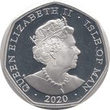 2020 50P PETER PAN OH TO SEE A MERMAID ISLE OF MAN SILVER ( PROOF ) - 50P REGIONAL ISSUES - Cambridgeshire Coins