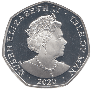 2020 50P PETER PAN OH TO SEE A MERMAID ISLE OF MAN SILVER ( PROOF ) - 50P REGIONAL ISSUES - Cambridgeshire Coins