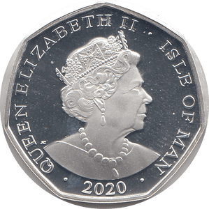 2020 50P PETER PAN SMEE ISLE OF MAN SILVER ( PROOF ) - 50P REGIONAL ISSUES - Cambridgeshire Coins