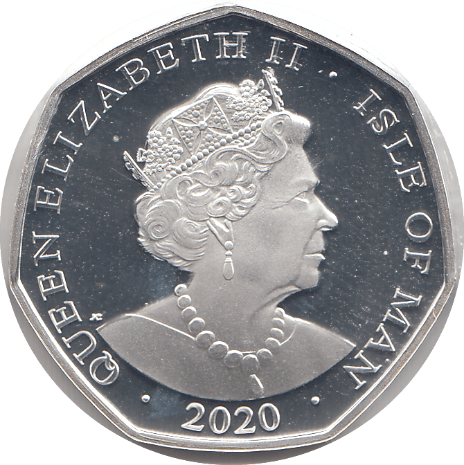 2020 50P PETER PAN SMEE ISLE OF MAN SILVER ( PROOF ) - 50P REGIONAL ISSUES - Cambridgeshire Coins