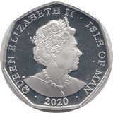 2020 50P PETER PAN SMEE ISLE OF MAN SILVER ( PROOF ) - 50P REGIONAL ISSUES - Cambridgeshire Coins