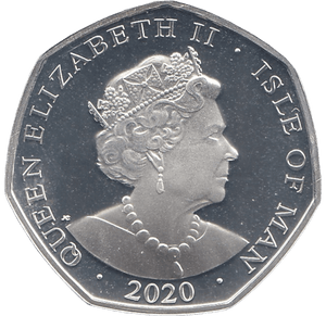 2020 50P PETER PAN TINKER BELL ISLE OF MAN SILVER ( PROOF ) - 50P REGIONAL ISSUES - Cambridgeshire Coins