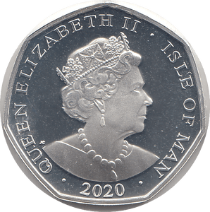 2020 50P PETER PAN TINKER BELL ISLE OF MAN SILVER ( PROOF ) - 50P REGIONAL ISSUES - Cambridgeshire Coins