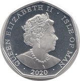 2020 50P PETER PAN TINKER BELL ISLE OF MAN SILVER ( PROOF ) - 50P REGIONAL ISSUES - Cambridgeshire Coins