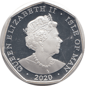 2020 50P PETER PAN TO THE WINDOW ISLE OF MAN SILVER ( PROOF ) - 50P REGIONAL ISSUES - Cambridgeshire Coins