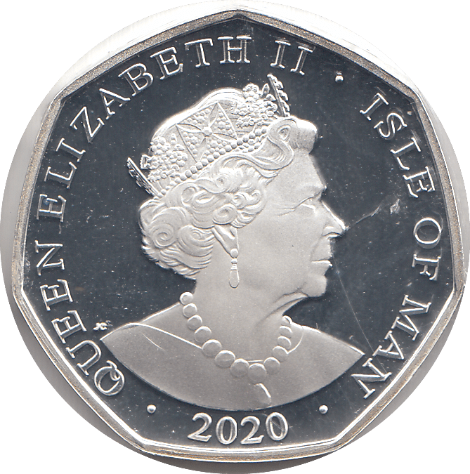 2020 50P PETER PAN TO THE WINDOW ISLE OF MAN SILVER ( PROOF ) - 50P REGIONAL ISSUES - Cambridgeshire Coins
