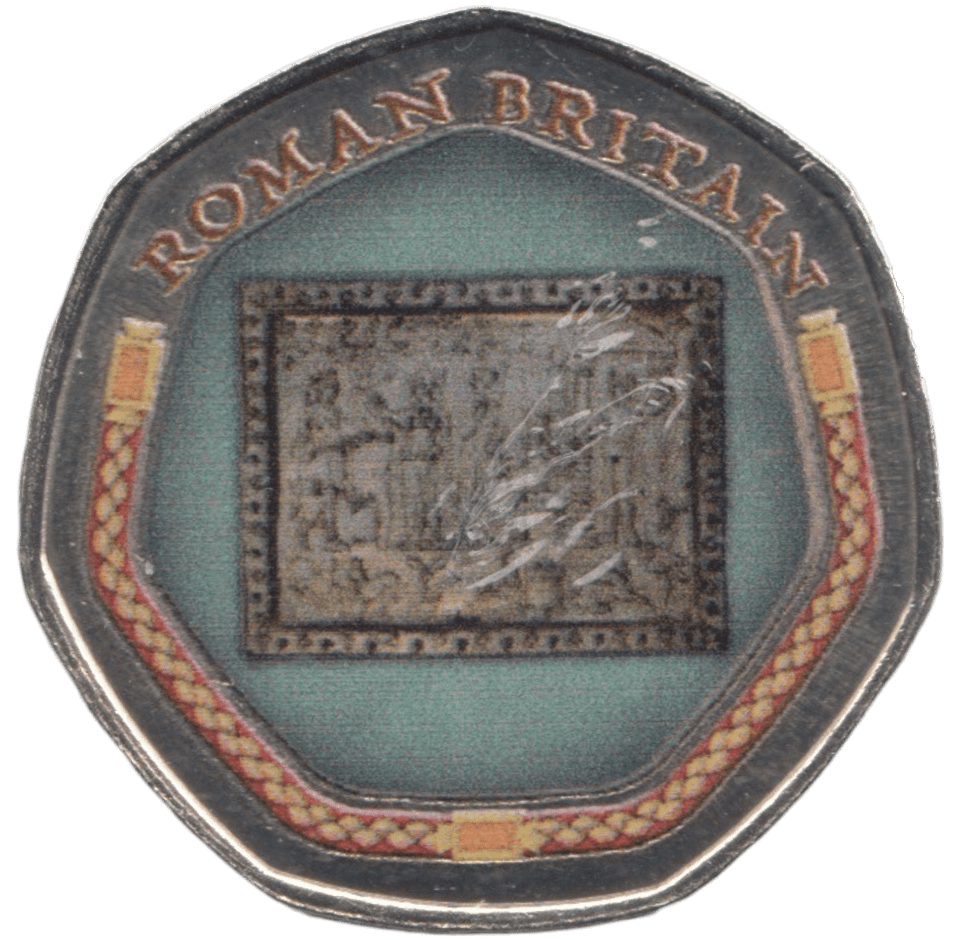 2020 50P SHAPED COIN ROMAN BRITAIN - 50P SHAPED COIN - Cambridgeshire Coins