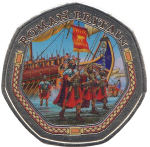2020 50P SHAPED COIN ROMAN BRITAIN - 50P SHAPED COIN - Cambridgeshire Coins