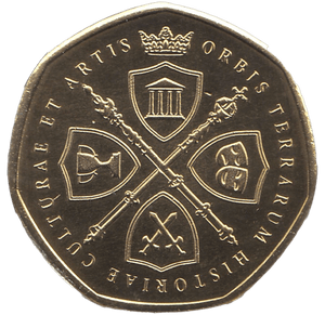 2020 50P SHAPED MEDALLION HER MAJESTY ELIZABETH II 1926-2022 - 50P SHAPED COIN - Cambridgeshire Coins