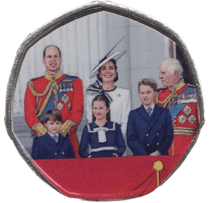 2020 50P SHAPED MEDALLION ROYAL FAMILY - 50P SHAPED COIN - Cambridgeshire Coins