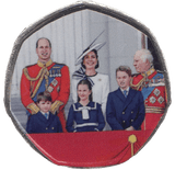 2020 50P SHAPED MEDALLION ROYAL FAMILY - 50P SHAPED COIN - Cambridgeshire Coins