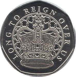 2020 50P SHAPED MEDALLION ROYAL FAMILY - WORLD COINS - Cambridgeshire Coins