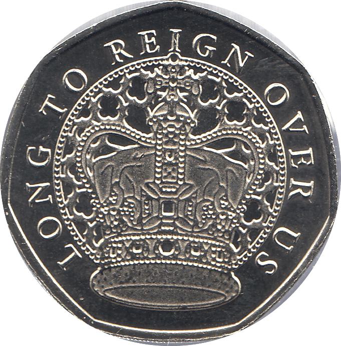 2020 50P SHAPED MEDALLION ROYAL FAMILY - WORLD COINS - Cambridgeshire Coins