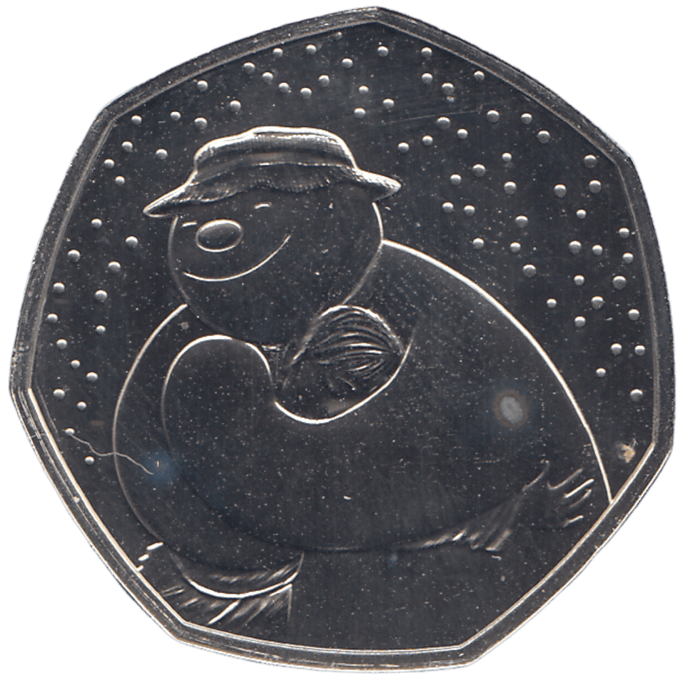 2020 50P THE SNOWMAN ( BU ) - WORLD COINS - Cambridgeshire Coins