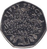2020 BAILIWICK OF GUERNSEY WHILE SHEPHERDS WATCHED THEIR FLOCKS 50P BU - 50P REGIONAL ISSUE - Cambridgeshire Coins
