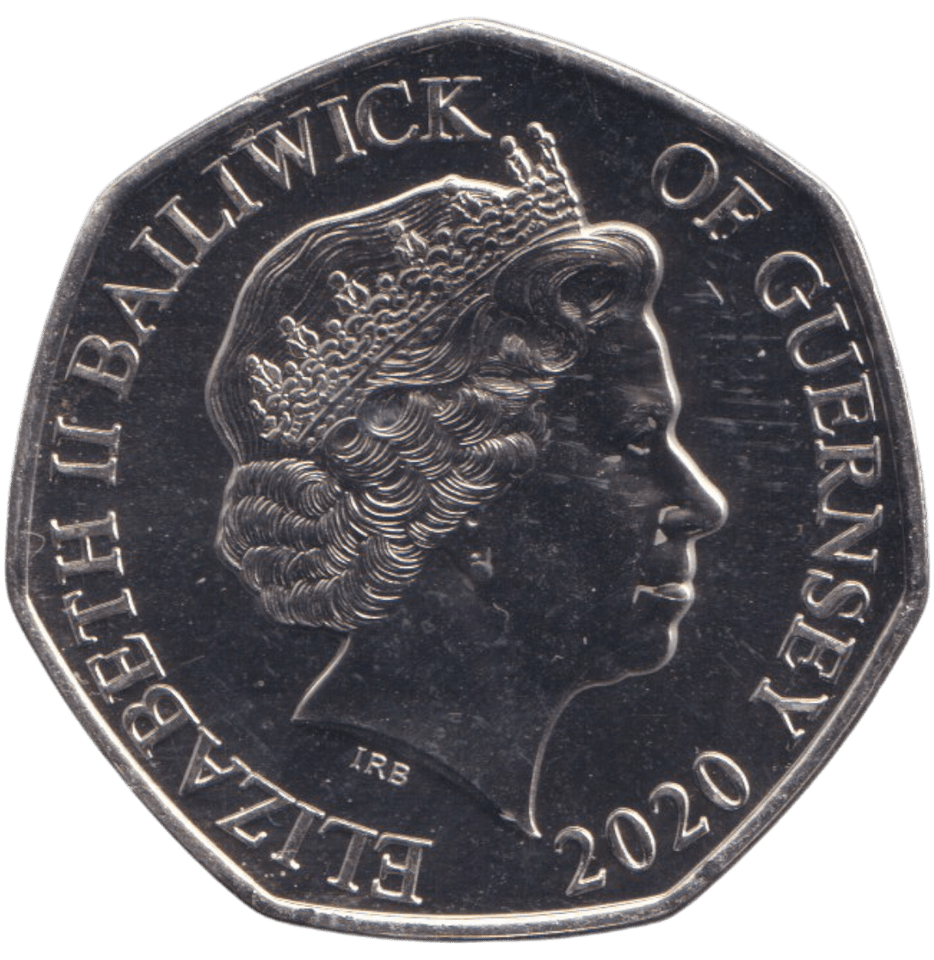2020 BAILIWICK OF GUERNSEY WHILE SHEPHERDS WATCHED THEIR FLOCKS 50P BU - 50P REGIONAL ISSUE - Cambridgeshire Coins