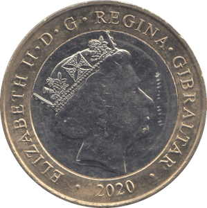 2020 BRILIANT UNCIRCULATED 2 POUND - £2 BU - Cambridgeshire Coins