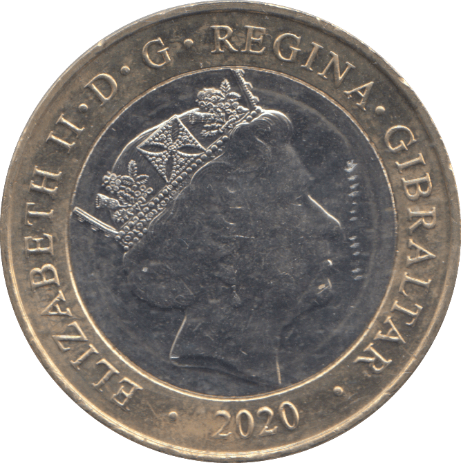 2020 BRILIANT UNCIRCULATED 2 POUND - £2 BU - Cambridgeshire Coins