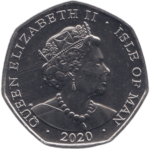 2020 BRILLIANT UNCIRCULATED 50P ISLE OF MAN - WORLD COINS - Cambridgeshire Coins