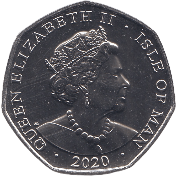 2020 BRILLIANT UNCIRCULATED 50P ISLE OF MAN - WORLD COINS - Cambridgeshire Coins