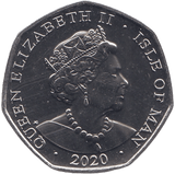 2020 BRILLIANT UNCIRCULATED 50P ISLE OF MAN - WORLD COINS - Cambridgeshire Coins