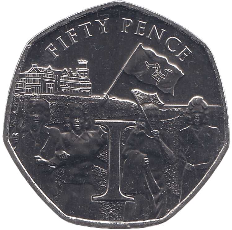 2020 BRILLIANT UNCIRCULATED 50P ISLE OF MAN - WORLD COINS - Cambridgeshire Coins