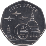 2020 BRILLIANT UNCIRCULATED 50P ISLE OF MAN - WORLD COINS - Cambridgeshire Coins