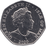 2020 BRILLIANT UNCIRCULATED 50P ISLE OF MAN - WORLD COINS - Cambridgeshire Coins