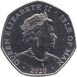 2020 BRILLIANT UNCIRCULATED 50P ISLE OF MAN - WORLD COINS - Cambridgeshire Coins