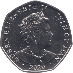 2020 BRILLIANT UNCIRCULATED 50P ISLE OF MAN - WORLD COINS - Cambridgeshire Coins