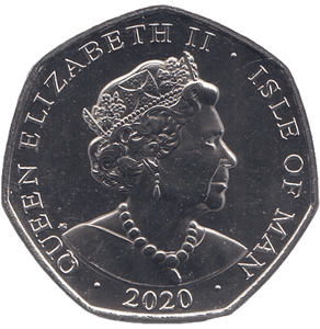 2020 BRILLIANT UNCIRCULATED 50P ISLE OF MAN - WORLD COINS - Cambridgeshire Coins