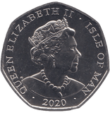 2020 BRILLIANT UNCIRCULATED 50P ISLE OF MAN - WORLD COINS - Cambridgeshire Coins