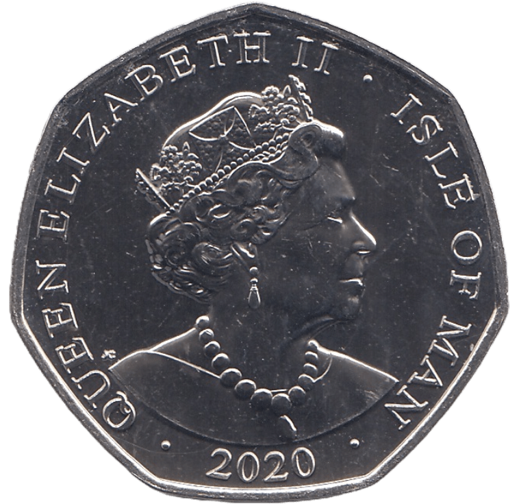 2020 BRILLIANT UNCIRCULATED 50P ISLE OF MAN - WORLD COINS - Cambridgeshire Coins