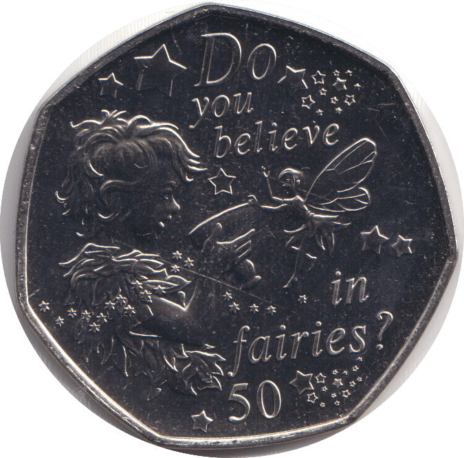 2020 BU 50P ISLE OF MAN DO YOU BELIEVE IN FAIRIES - WORLD COINS - Cambridgeshire Coins