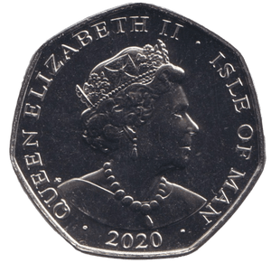 2020 BU 50P ISLE OF MAN THE JOLLY ROGER - 50P REGIONAL ISSUES - Cambridgeshire Coins