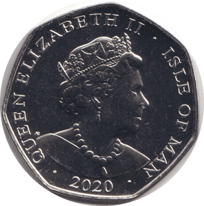 2020 BU 50P ISLE OF MAN THE JOLLY ROGER - WORLD COINS - Cambridgeshire Coins