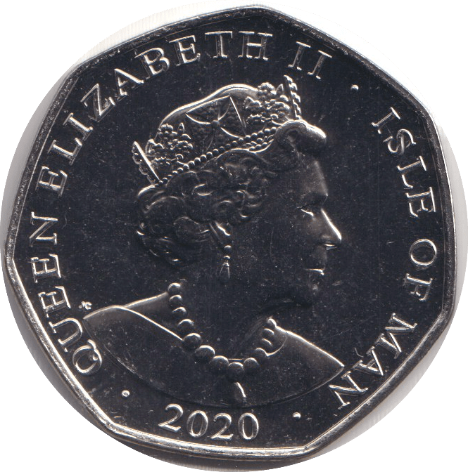 2020 BU 50P ISLE OF MAN THE JOLLY ROGER - WORLD COINS - Cambridgeshire Coins