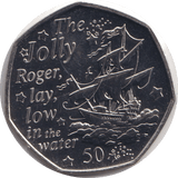 2020 BU 50P ISLE OF MAN THE JOLLY ROGER - WORLD COINS - Cambridgeshire Coins