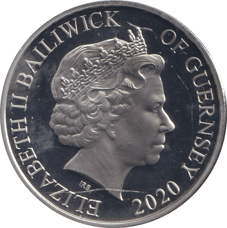 2020 BU FIVE POUNDS BAILIWICK OF GUERNSEY FLORENCE NIGHTINGALE - WORLD COINS - Cambridgeshire Coins