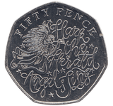 2020 CHRISTMAS 50P HARK THE HERALD ANGELS SING BAILIWICK OF GUERNSEY ( BU ) - 50p BU - Cambridgeshire Coins
