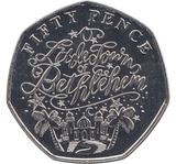 2020 CHRISTMAS 50P O LITTLE TOWN OF BETHLEHAM BAILIWICK OF GUERNSEY ( BU ) - 50p BU - Cambridgeshire Coins