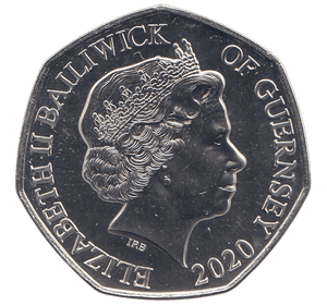 2020 CHRISTMAS 50P WE THREE KINGS BAILIWICK OF GUERNSEY ( BU ) - 50p BU - Cambridgeshire Coins