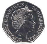 2020 CHRISTMAS 50P WHILE SHEPARDS WATCHED THEIR FLOCKS BAILIWICK OF GUERNSEY ( BU ) - 50p BU - Cambridgeshire Coins