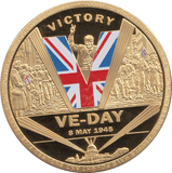 2020 COMMEMORATIVE VE DAY MEDALLION F177 - MEDALS & MEDALLIONS - Cambridgeshire Coins