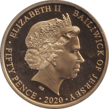 2020 FIFTY PENCE CHURCHILL - WORLD COINS - Cambridgeshire Coins
