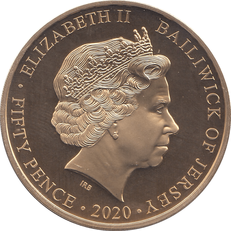 2020 FIFTY PENCE GUERNSEY - WORLD COINS - Cambridgeshire Coins