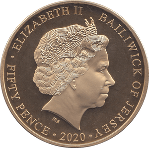 2020 FIFTY PENCE GUERNSEY - WORLD COINS - Cambridgeshire Coins